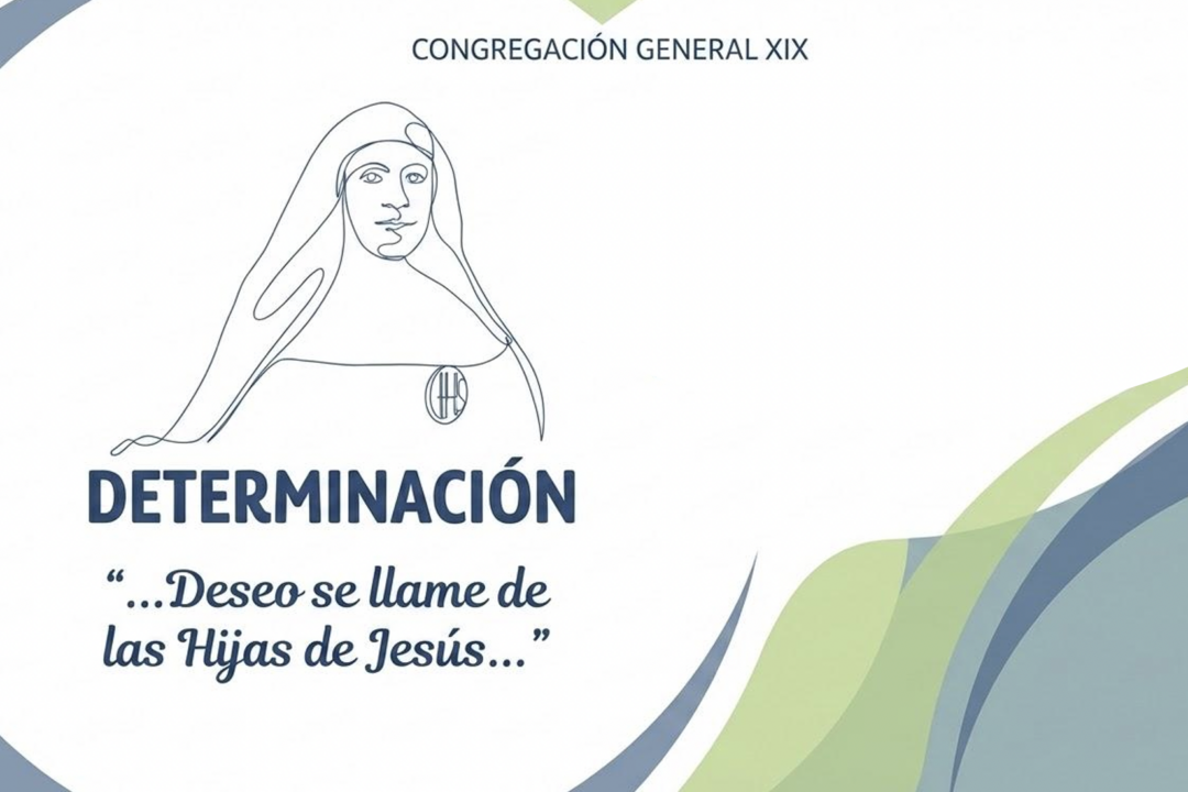 Portada de la Determinación de la Congregación General XIX de las Hijas de Jesús.
